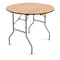Atlas Commercial Products Titan Series 36 Round Wood Folding Table WFT5-36R - alternate 1